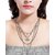 Voylla Multi-layered CZ Embellished Modern Necklace For Women