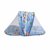 Skycandle Beautifully Designed Doodle Print Bedding Set with Foldable Mattress, Pillow and Zip Closure Mosquito Net (0-1