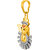 Dare by Voylla  Stylish Ganesha Pendant Without Chain
