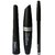 TheTopNotch Eyebrow Pencil Black   Liquid EyeLiner   Mascara ( 3in1)  (Set of 3)
