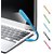 Combo of 5 Flexible USB LED Light Lamp For Home (5V, 1.2W) (Multicolour)
