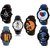 GenZ CO06-0002 Trendy Set of 6 Stylish Analog Watches for Men