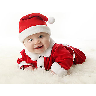Buy Kids Fancy Dress Christmas Party Wear Santa Claus Costume For Both Boys Girls For 0 To 1 Years Kids Online 350 From Shopclues