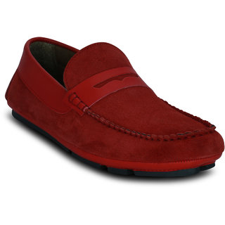 suede leather loafers