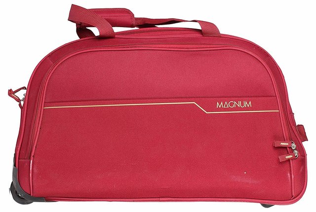 Magnum 600 D Durable Fabric Duffle Trolley Blue 63 cm X 315 cm X 38 cm   Vishal Mega Mart India