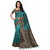 Glamour Turquoise Art Silk Embellished Saree With Blouse