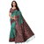 Glamour Green Art Silk Embellished Saree With Blouse
