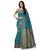 Glamour Turquoise Art Silk Embellished Saree With Blouse