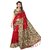 Glamour Red Art Silk Embellished Saree With Blouse