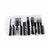 EREIN ALL New Salon Hair Styling Comb Set, Black (Set of 10)