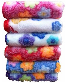 Concepts Face Towels Pack of 6 (Assorted colour and design)