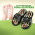 Spring Acupressure and Magnetic Therapy Yoga Accu Paduka Slippers for Full Body Blood Circulation Natural Leg Foot M