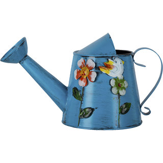 Joymart Watering Can for Plant, Metal (Blue, 50336-D)