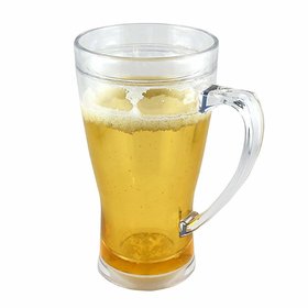 KARTIK Beer Mug - 400ml, Premium Quality, Beer Glass Mug (Pack of 1)