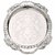 Amartej Shining Glossy Big Multipurpose Serving Tray for Breakfast Dry Fruits Tea Coffee - Silver - Delivered Directly f