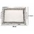 Amartej Platinum Designer Multi-Purpose Serving Tray for Breakfast Dry Fruits Tea Coffee - Silver - Delivered Directly f