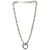 Yo Yo Honey Singh Neck Tight 18 inch Silver Chain With Black Ring Pendant At the Best Price by GoldNera
