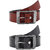 David Martin Men Synthetic Leather Belts - Black  Brown