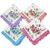 Neska Moda Pack Of 12 Women Floral Cotton Handkerchiefs 30X30 CM H32