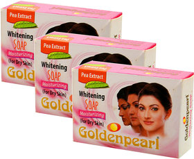 Golden Pearl Whitening for Dry Skin Soap - 100g (Pack Of 3)