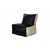 Sicillian Bean Bags Bean Chair - Size Xl - Without Fillers - Cover Only (Black & Cream)