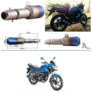 Buy KunjZone 51mm Inlet Long Grenade Launcher Shape Exhaust Pipe Muffler Silencer For Honda Livo Online 2150 from ShopClues