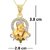 Vidhi Jewels Gold Plated Sai Baba Brass Pendaant for Men & Women