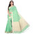 Ashika Gadwal Linen Pista Green Cotton Saree for Women with Blouse Piece