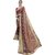 Ashika Tomota Red Georgette Printed Party Wear Saree for Women with Blouse Piece