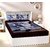 Welhouse India Velvet 1 Double Bedsheet  2 Pillow Cover