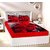 Welhouse India Velvet 1 Double Bedsheet  2 Pillow Cover
