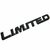 Customize 3D Metal Limited Logo Car Body Rear Trunk Emblem Badge Sticker Decal Black