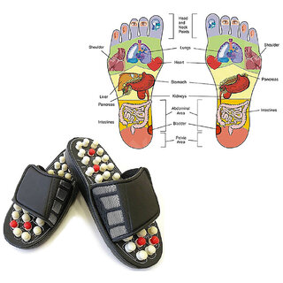 Accupressure Massage Slippers Leg Foot Massager ACCU PADUKA