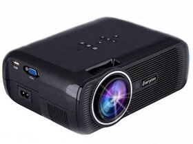 Style Maniac Presents x7 1800 lm LED Corded Mobiles Portable Projector  (Black)