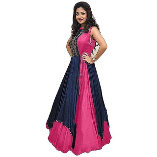 shopclues anarkali gown