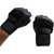 Gym Gloves - Black with Net with Wrist Strap