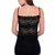 Women's Women's/Girl's Lightly Padded Strapless Full Floral Net Camisole with Removable Pads, Free SizeBlack