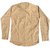 Mens Cotton Casual Full Sleeve Printed Shirt Regular Fit #2 Size L 38 Beige