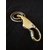 Styler Metal Golden Double Key Ring Hook Magnetic Compass Key Chain