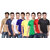 Funky Guys Men'S Multicolor T-Shirt Pack of 8