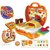 SHRIBOSSJI Latest Pizza Party Play Set For Kids- 22 pieces Role Play Toy