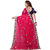 Hirvanti Fashion Designer Pink Georgette Saree With Blouse piece