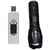 Bentag combo zoomable Flashlight Torch and  USB Lighter - Pack of 1