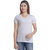 Lango Regular Fit Hosiery White Color T-shirt For Womens