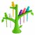 Leaf Bride Plastic Fruit Fork with 2 Stand and 12 Fork Multicolour (Pack of 2 Stand  12 Forks)