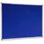 Pin Up Board for Home, Office and School, Lightweight Aluminium Frame Blue - (1.5 X 1) Feet