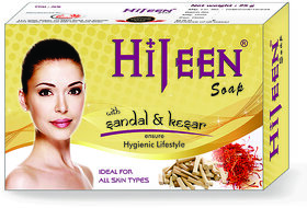 ETHIX Hijeen Sandal  Kesar Soap 75g  (375g, Pack of 5)