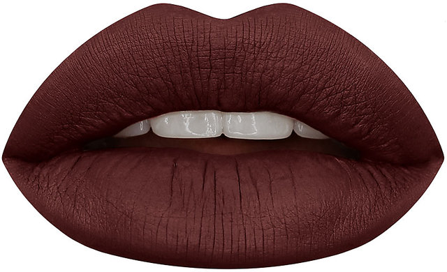 dark brown matte liquid lipstick