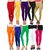 Colours Splash Multicoloured Viscose cotton Leggings Pack Of 10