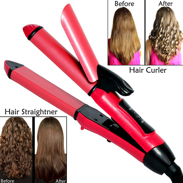 hair straightener and hair curler